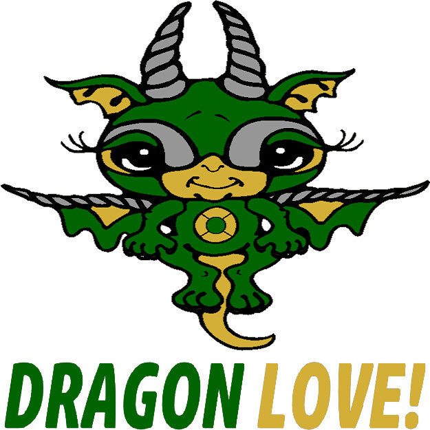 30 Custom Green Bitty Dragon Personalized Address Labels