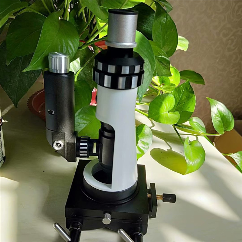 100X-400X Portable Zoom Metallographic Microscope Hand-held Microscope