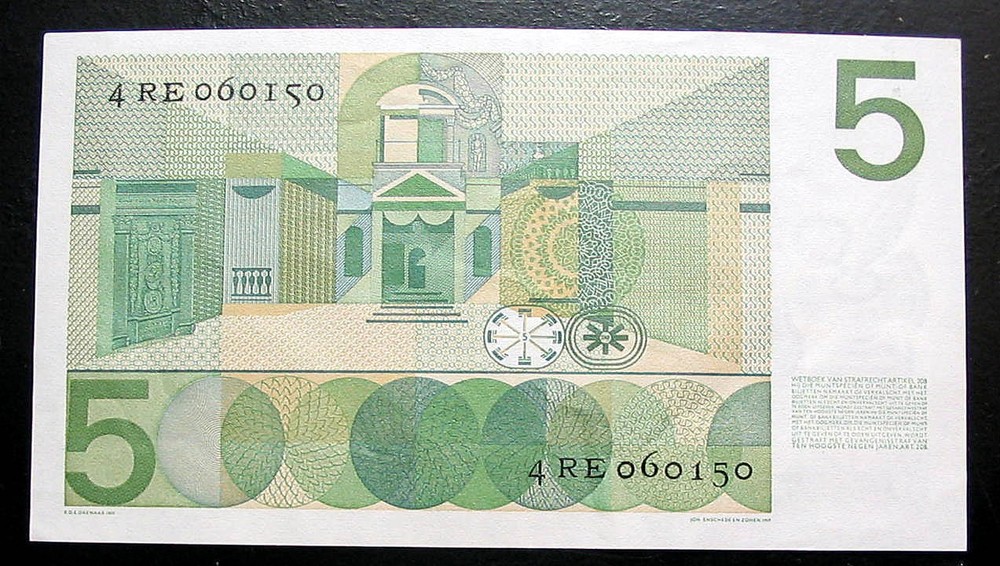 NETHERLANDS 5 Gulden 1966