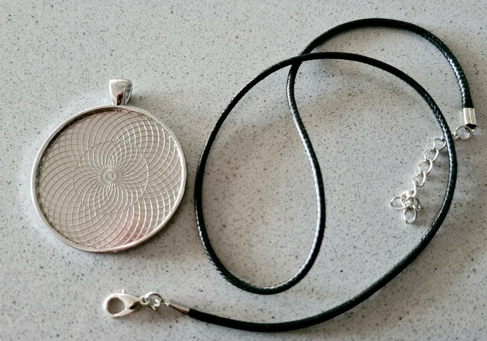 Flat Disc Pendant Silicone Mold AU