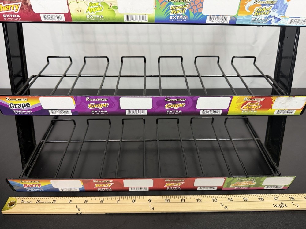 5 Hour Energy Storage 4 Tier Display Rack