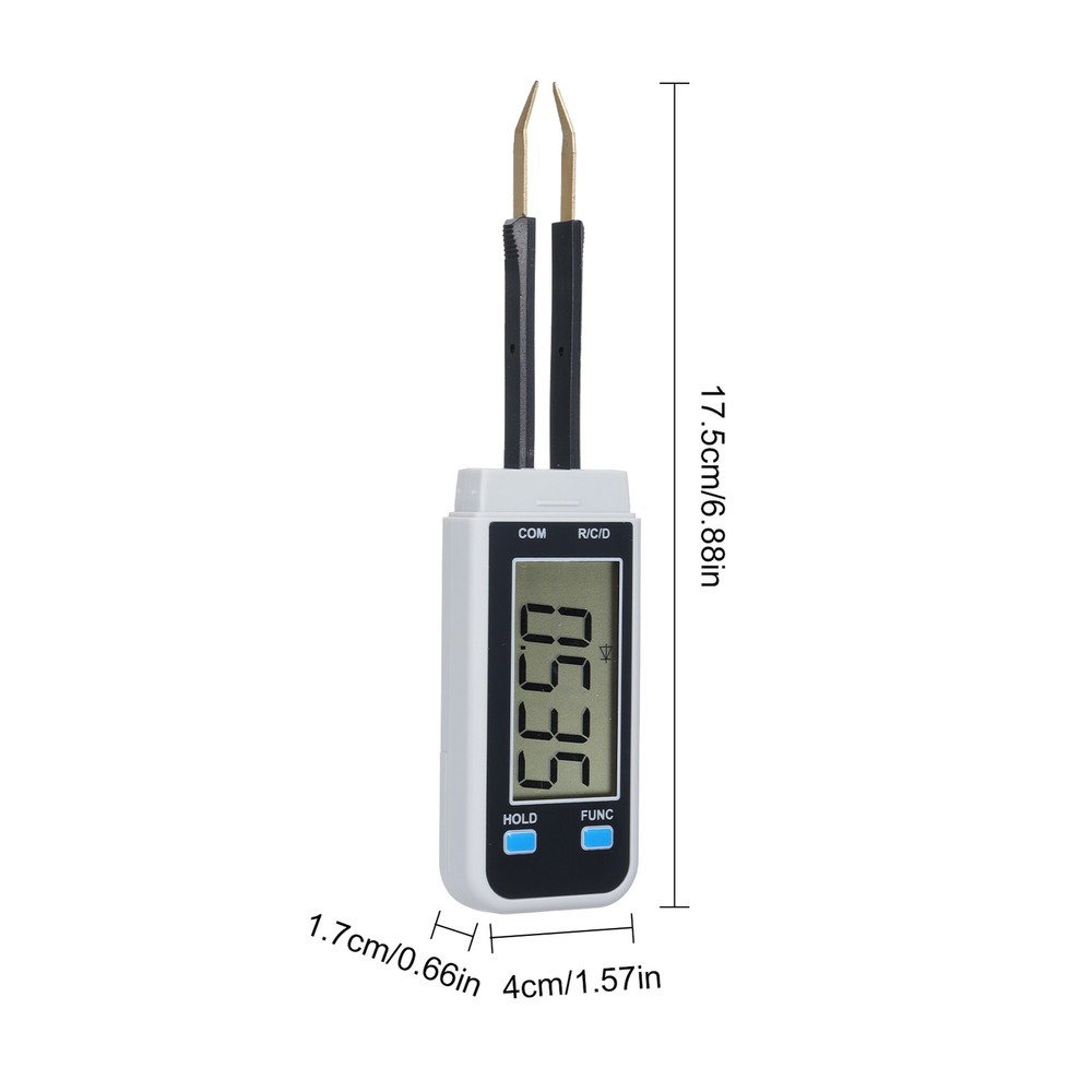 Digital Smart SMD Tester 2999 Counts Handheld Resistance Capacitance Diode IPLL