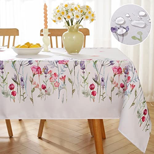 Spring Summer Floral 102" x 60" (Rectangular) Blossoms in the Season