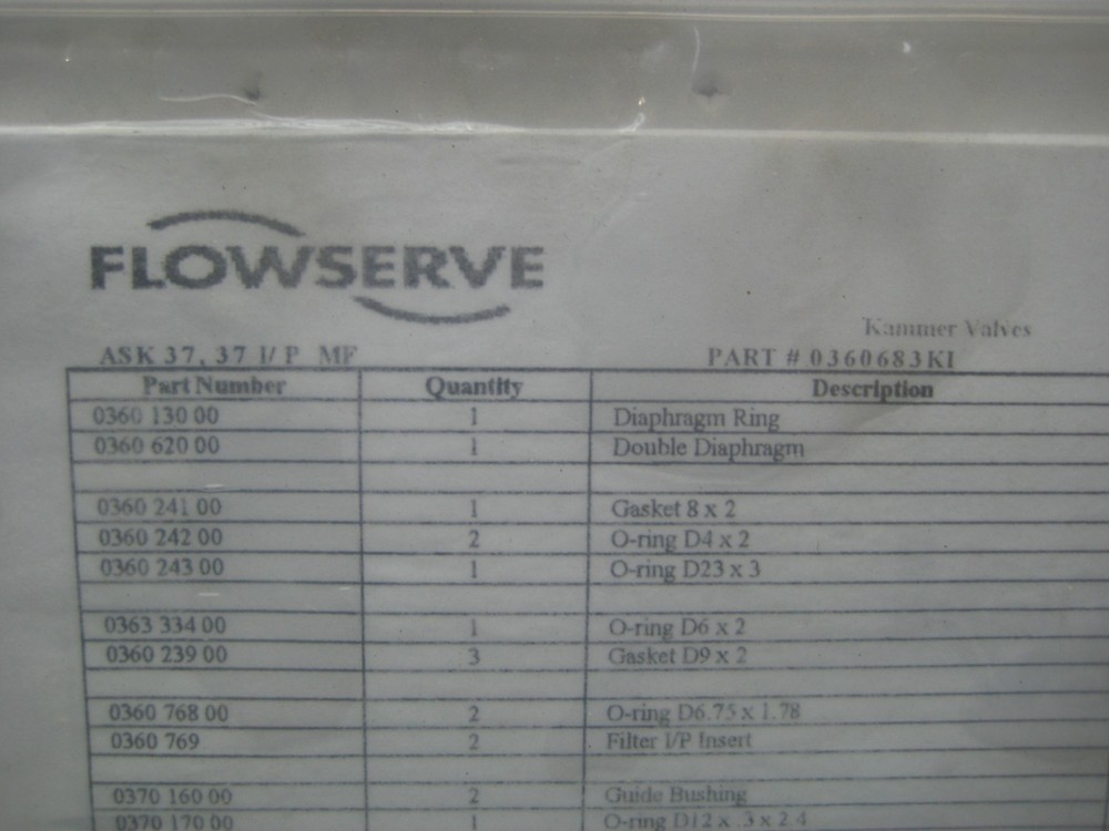 FLOWSERVE 0360683KI KIT NSFS