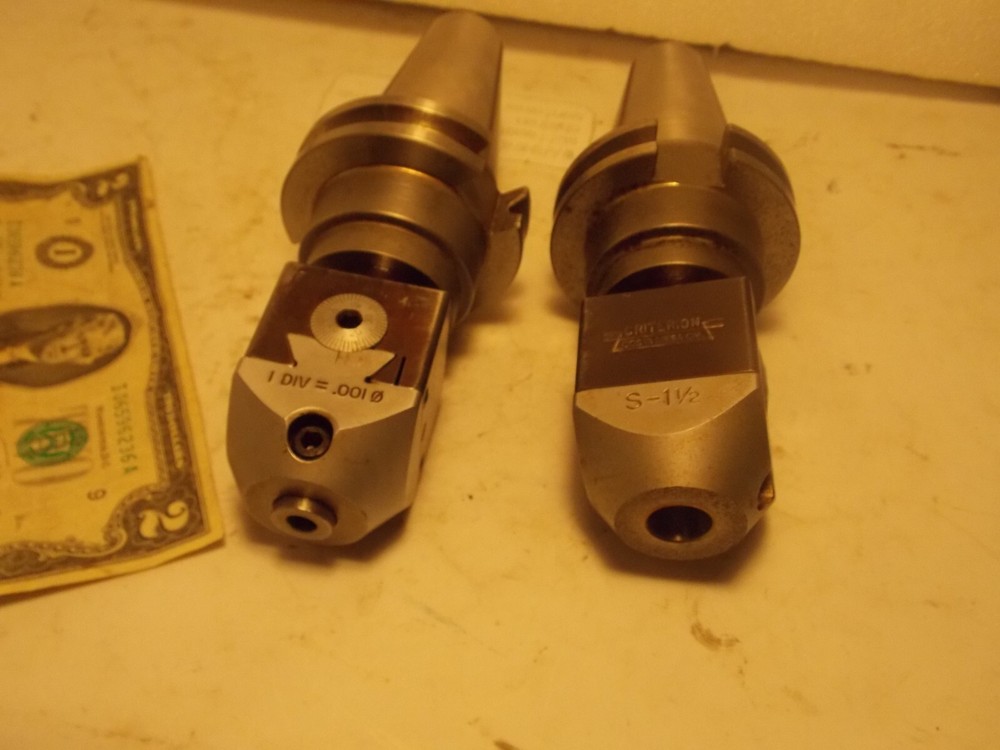 Criterion S-1-1/2 Micrometer 1/2" Boring Head .001 DIV CAT40 Command Tool Holder