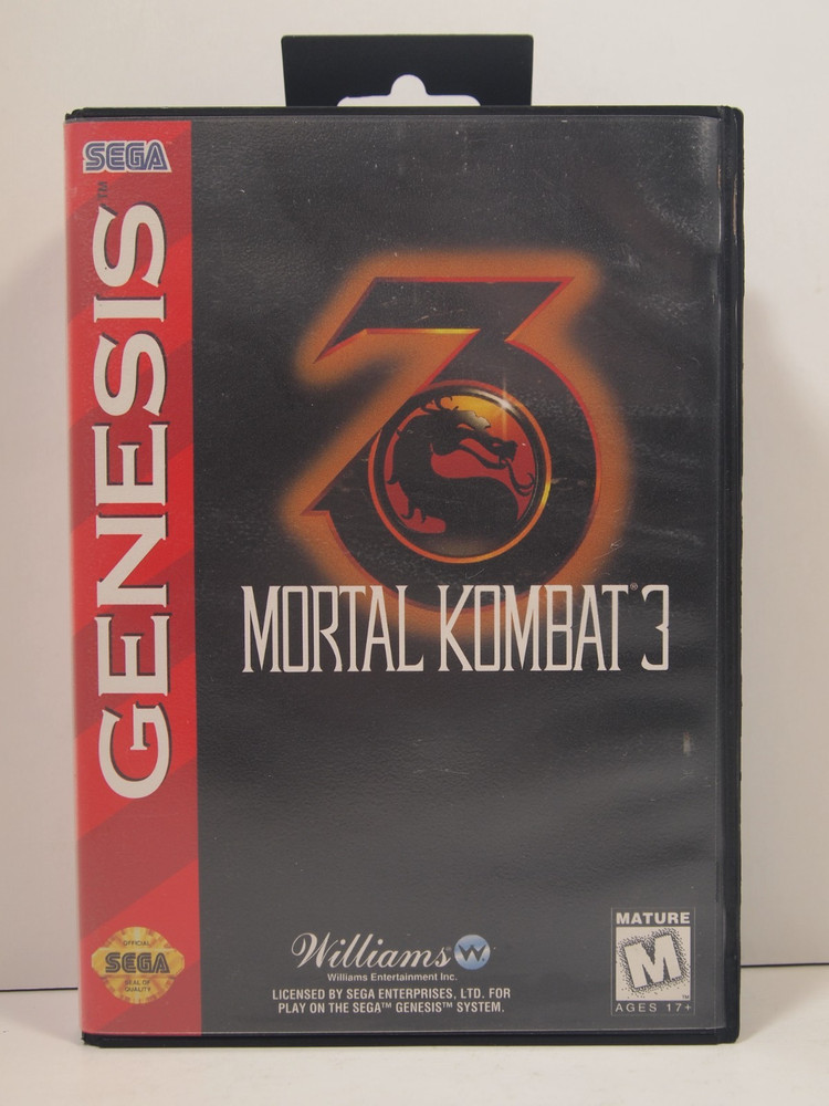 Mortal Kombat 3 Case (SEGA Genesis) Authentic BOX ONLY