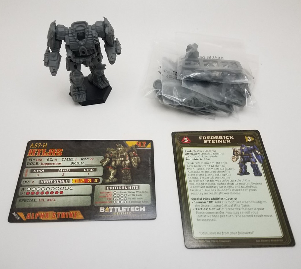 Battletech Gothic - Atlas *Mech / Cards / Customization Options*