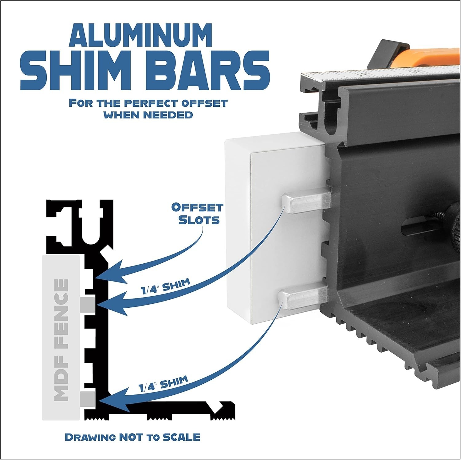 32 inch Deluxe Router Table Fence with Featherboard