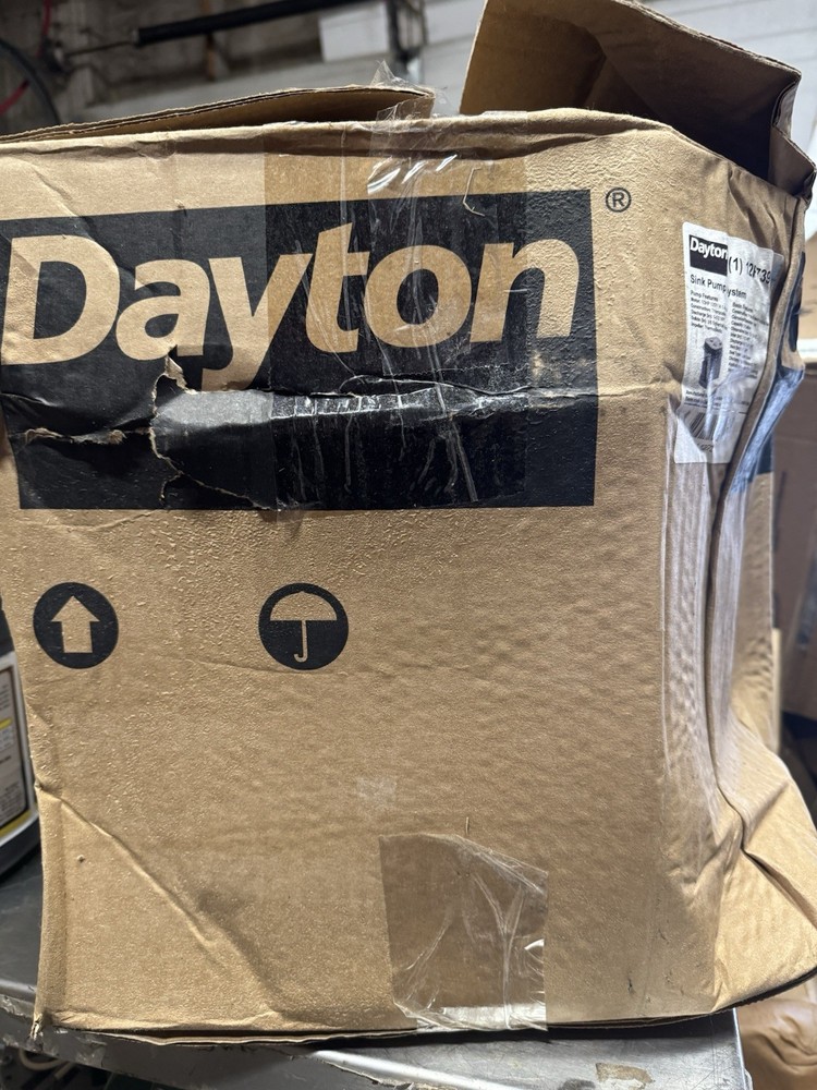 Dayton 12F739 Sink Drain Pump System: 6 gal.