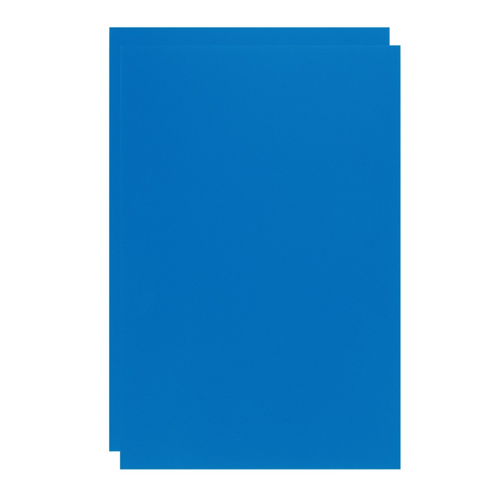 ABS Plastic Sheet 8 x 12", 1/16" Thick Leather Texture Dark Blue 2Pcs