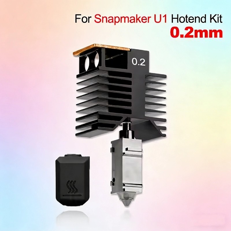 For Snapmaker U1 Hotend 0.2/0.4/0.6/0.8MM Quick Detachable Hardened Steel Nozzle