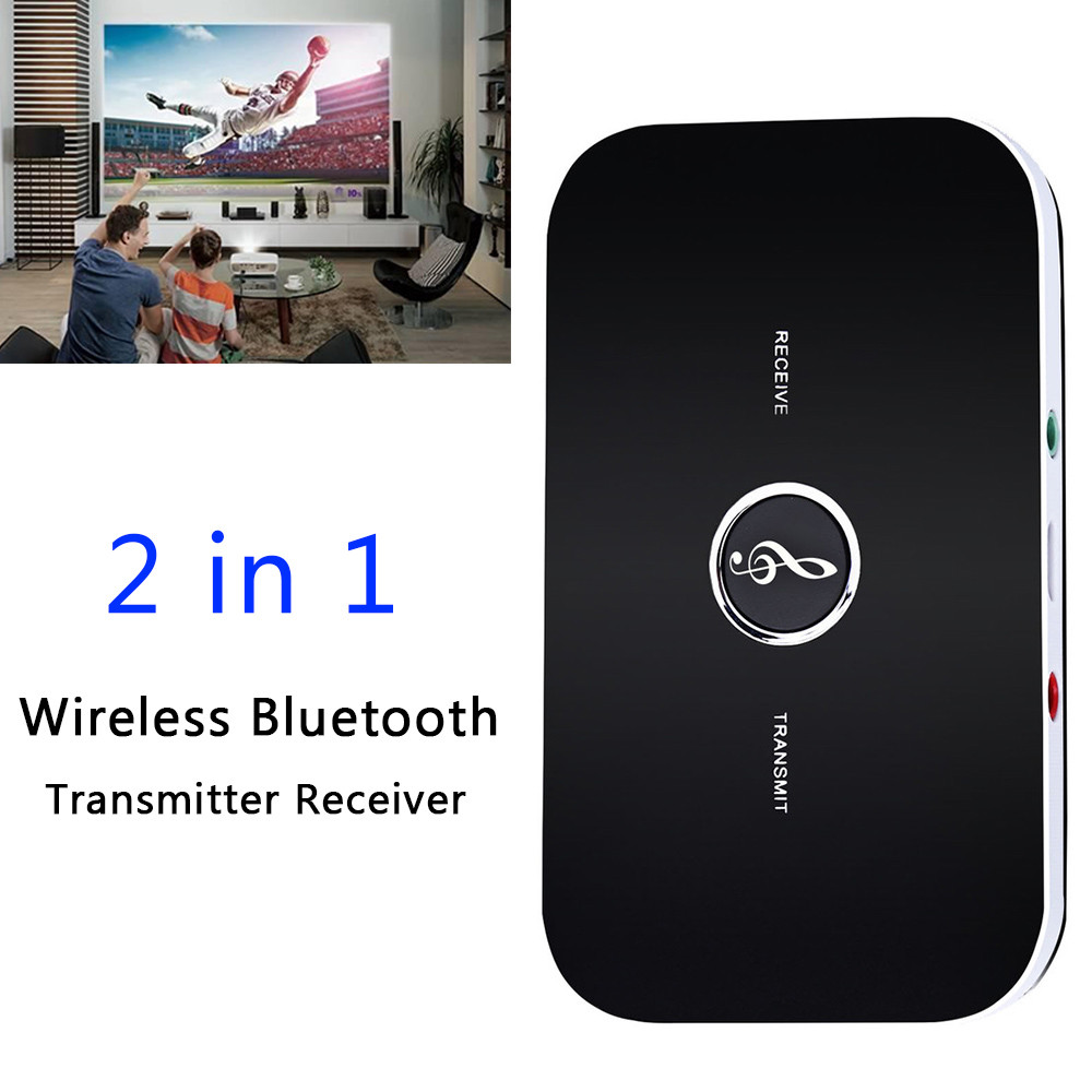 Bluetooth Transmitter Receiver,2-in-1 4.0 Wireless Audio Adapter for iPhone&More