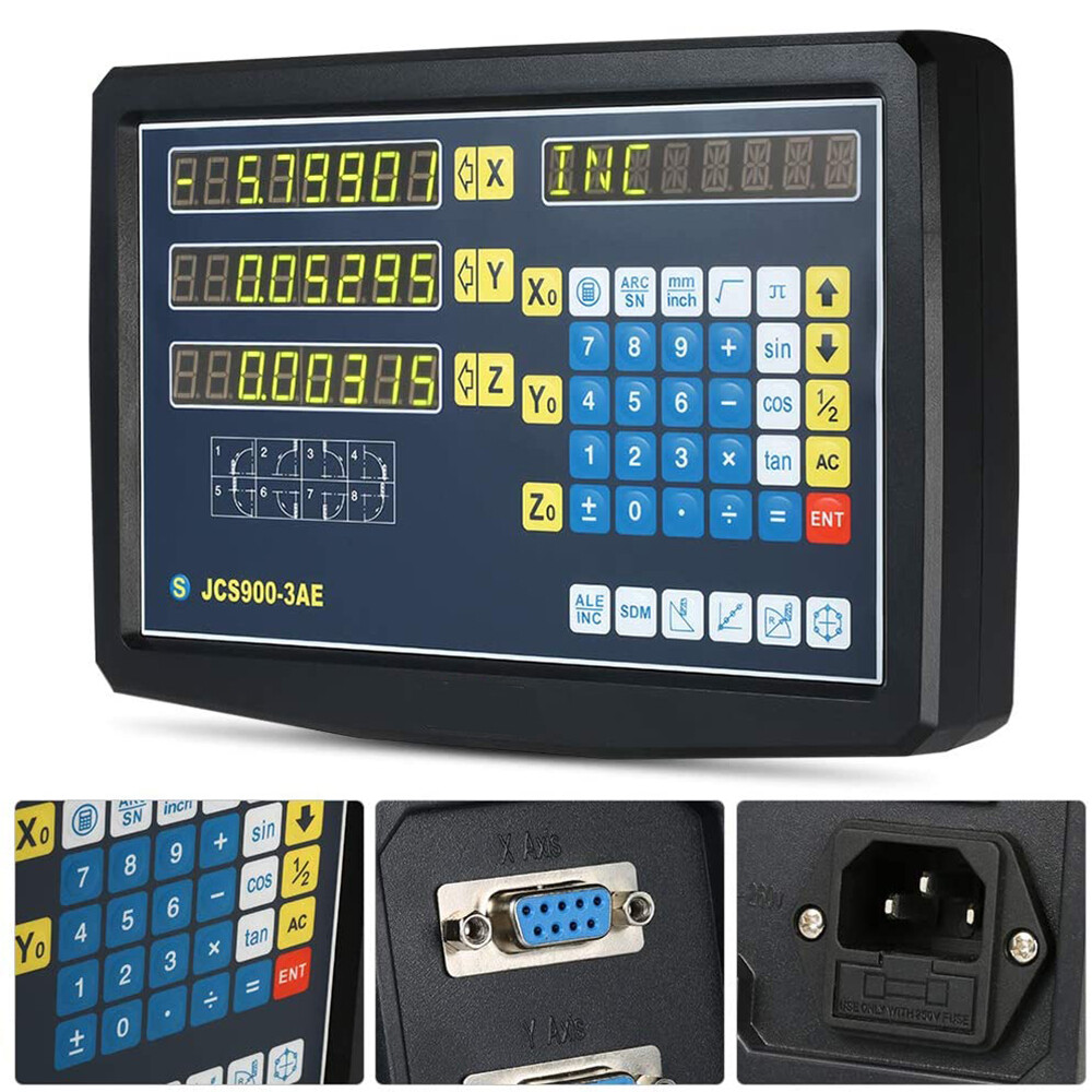 2 Axis DRO digital readout linear scale for milling lathe machine high precision