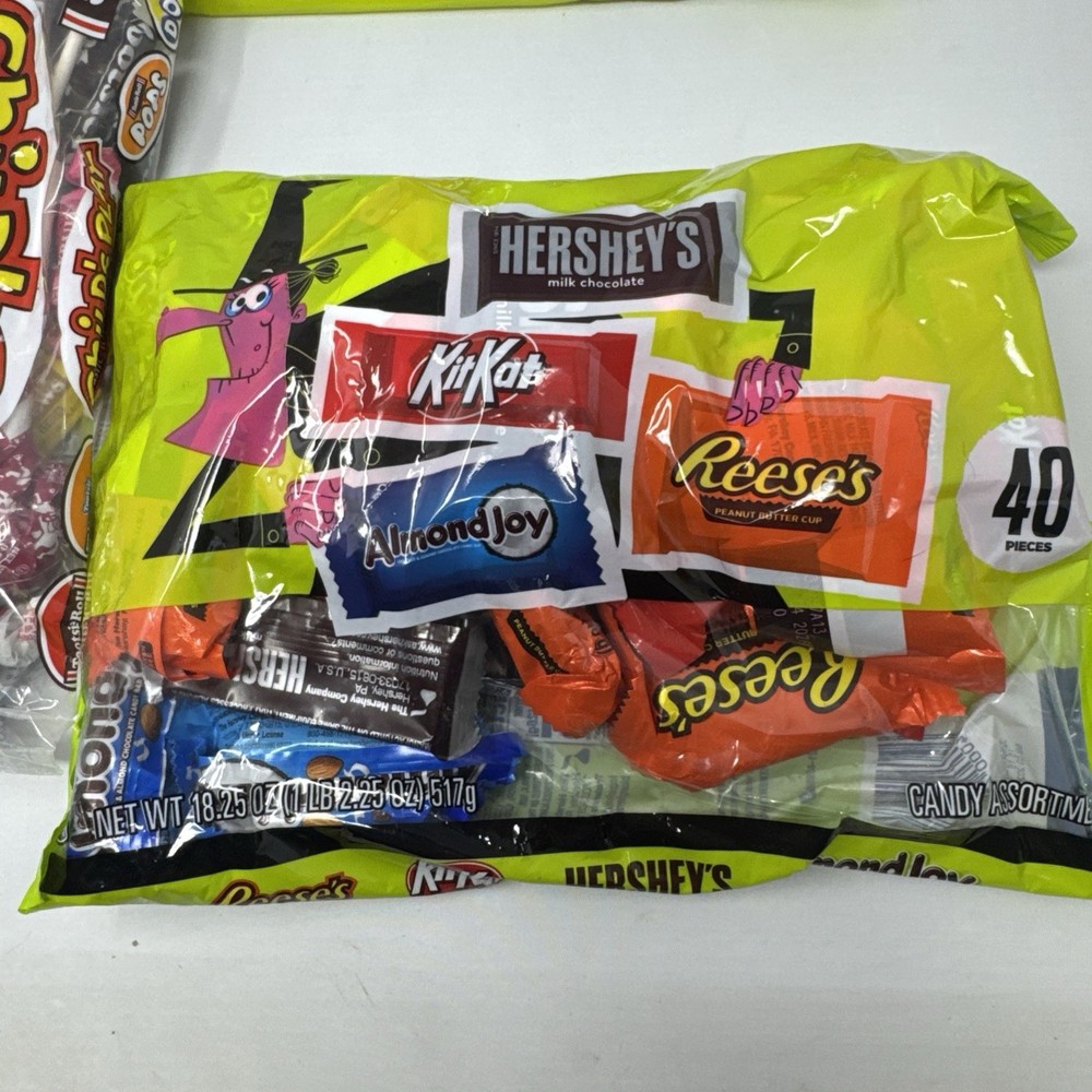 Assorted Candy Twix/Tootsie/Hershey 4 Bag Bulk Lot