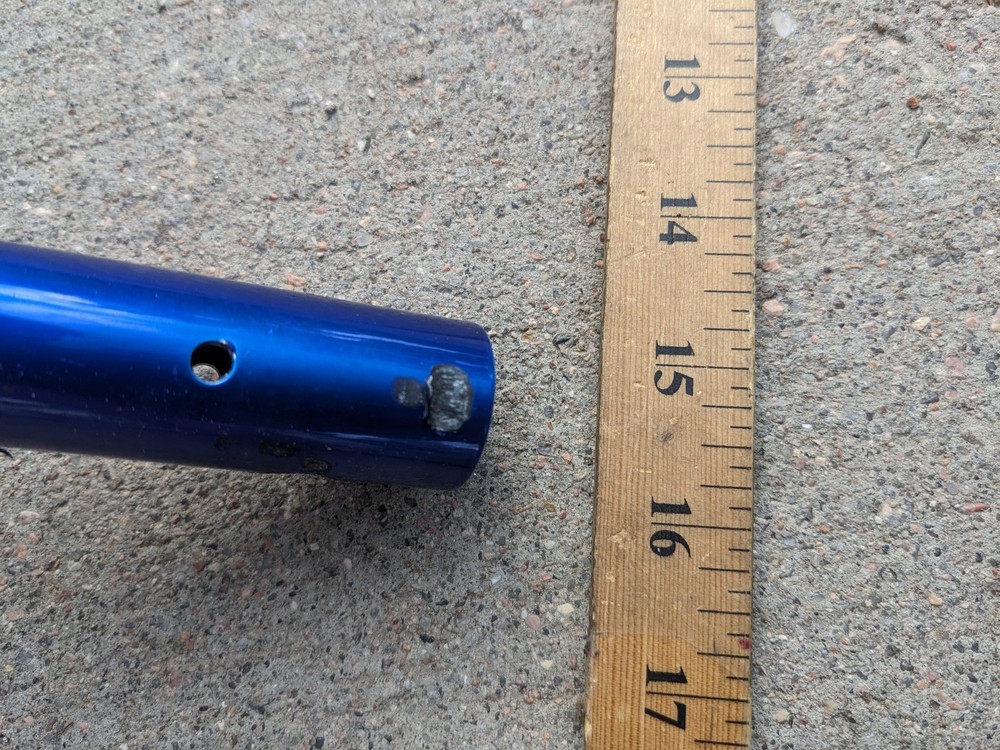Quickie 7R Wheelchair Frame 16x18" Blue