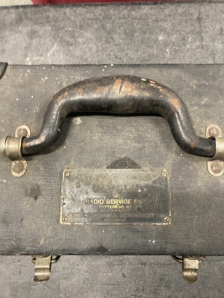 Radio Service Set.  Vintage Tester Missing Probe.  Untested