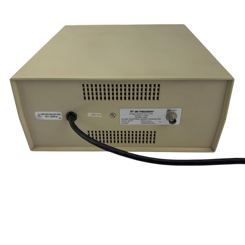 BK Precision 4040 20MHz Sweep Function Generator Frequency Counter 120V FM AM