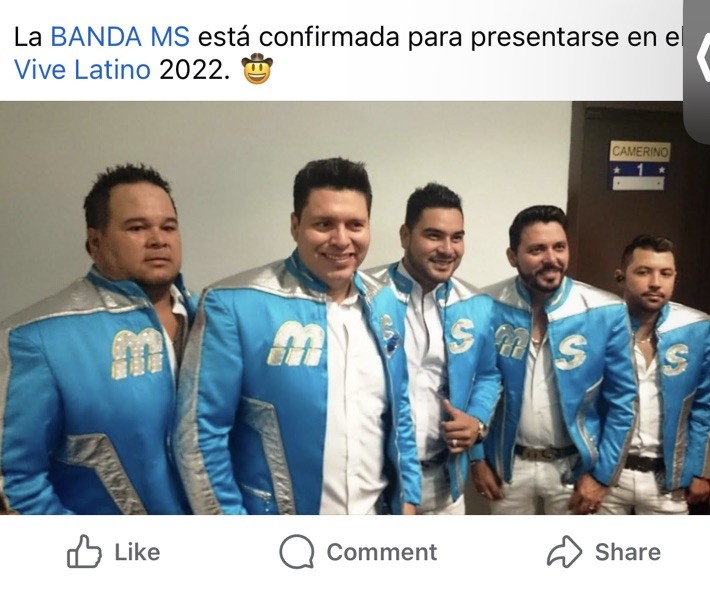 Banda Ms (Band Outfit) Signed Autographed (See Description)