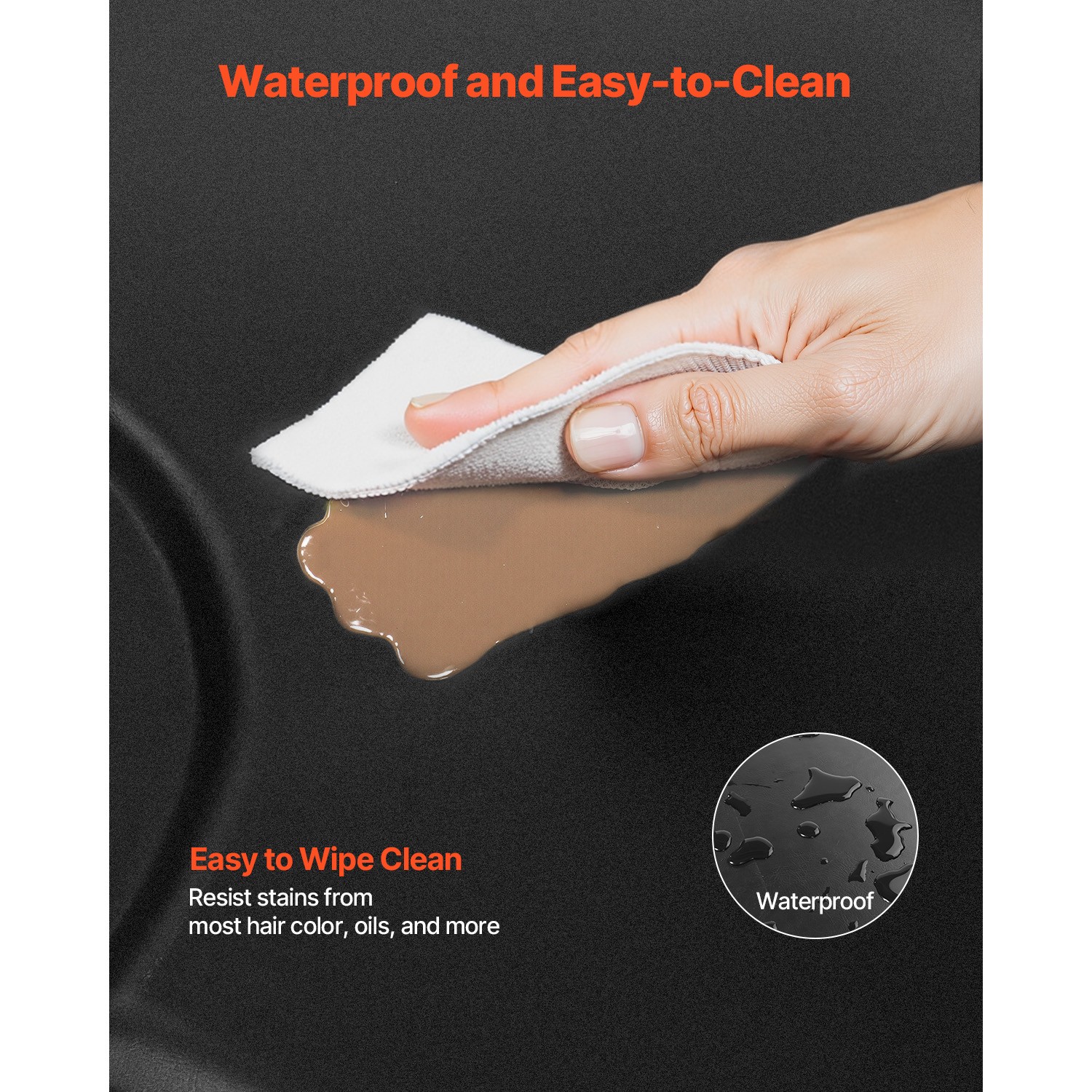 Salon Mat for Hair Stylist 3 x 5 FT Rectangle Salon Chair Mat 7/8" Thick