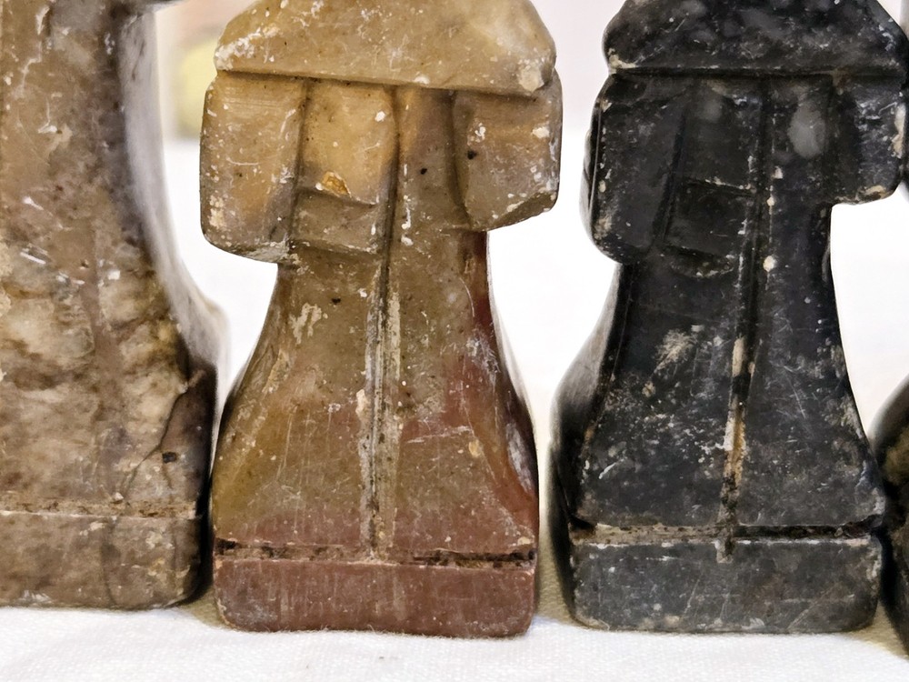 Soapstone Chess Pieces - 8 Mixed Pieces *READ DESCRIPTION*
