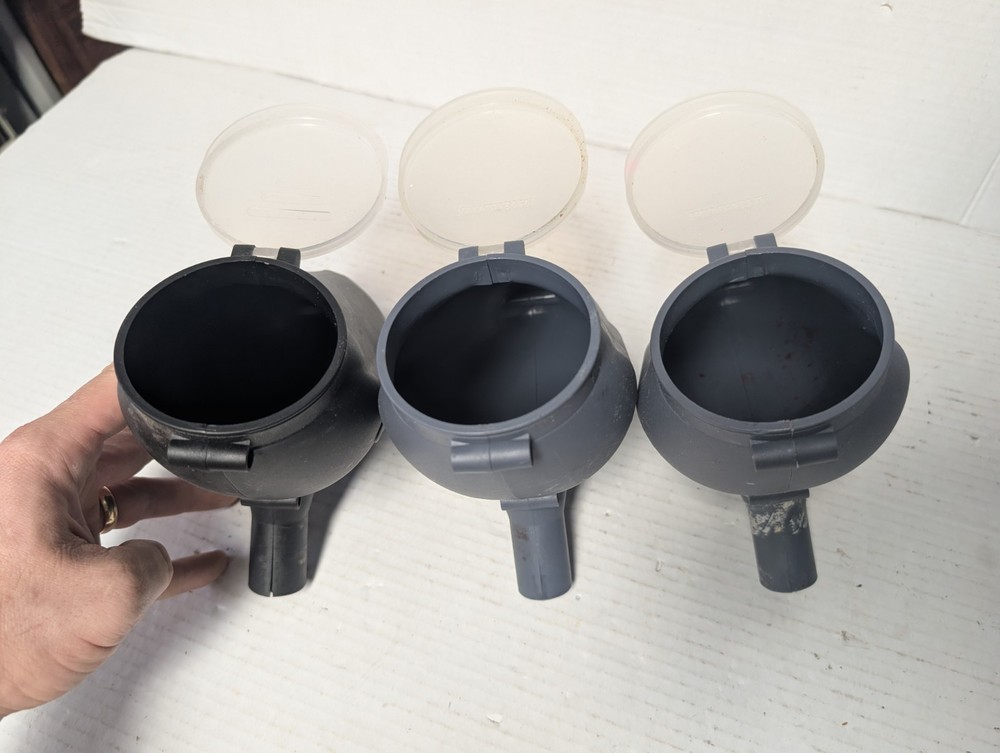 3 Gravity Fed Paintball Hoppers