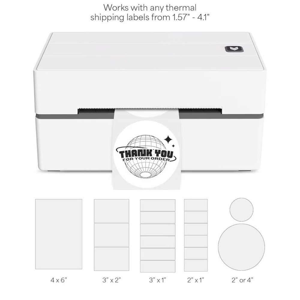 Core Innovations Bluetooth Thermal 4x6 Shipping Label Printer