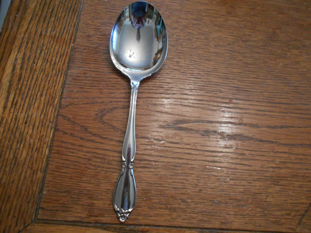 Oneida Community Stainless CHATELAINE Berry / Casserole Serving Spoon 5422
