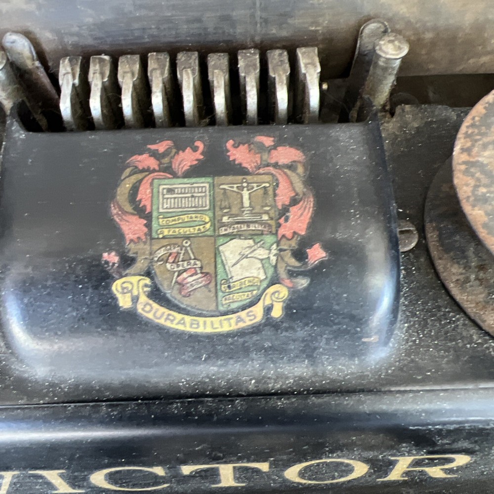 Antique Original Victor Adding Machine 18”x 10” Heavy