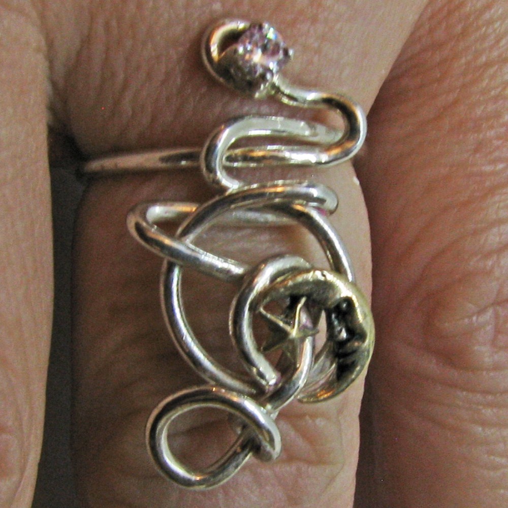 Unique Sterling Silver Hand Crafted Upcycled Flexi-Ring By SoniaMcD