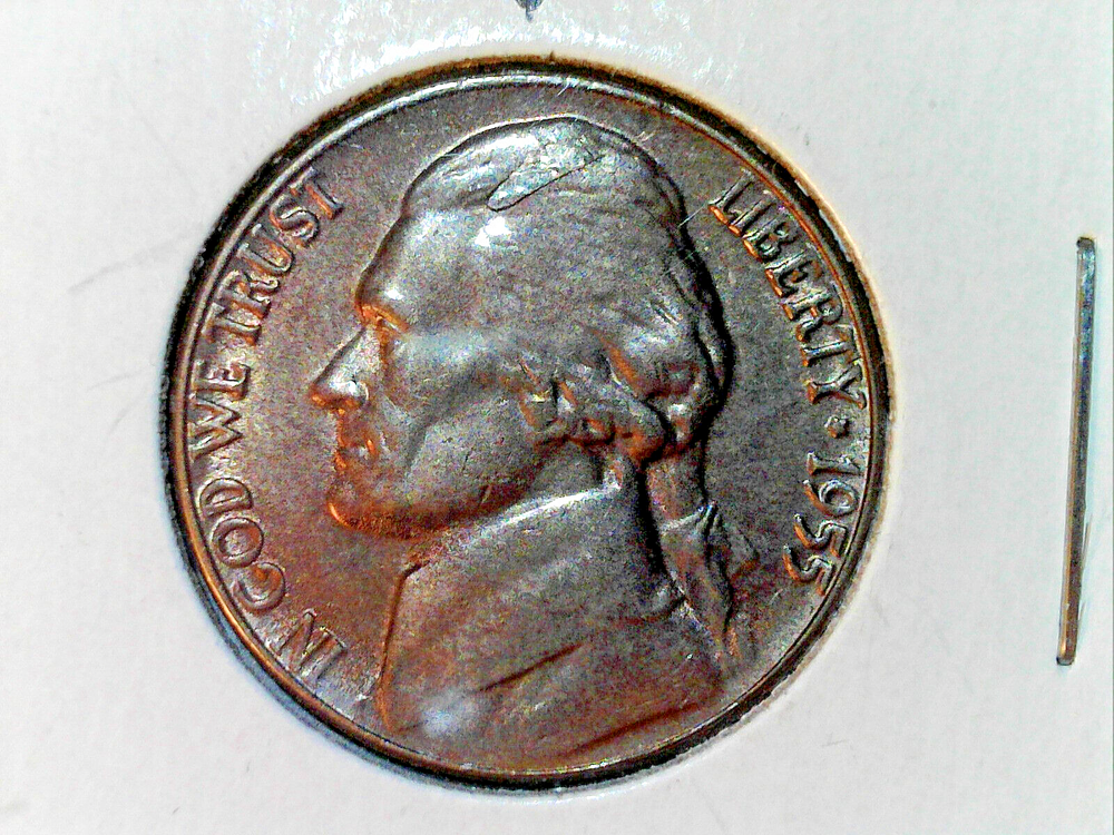 1955 jefferson nickel