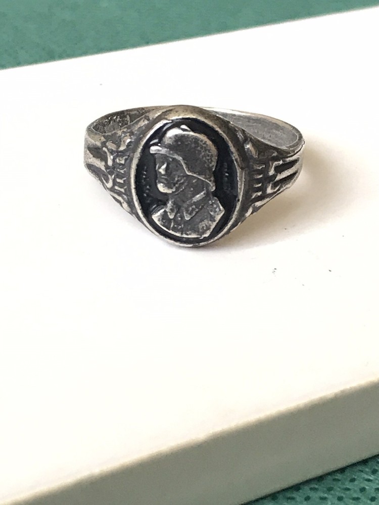 German silver ring. World War II.