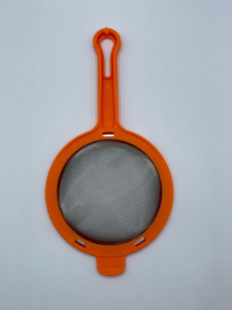 Kitchen Handheld Plastic Screen Mesh Tea Leaf Strainer Flour Sieve Colan``w