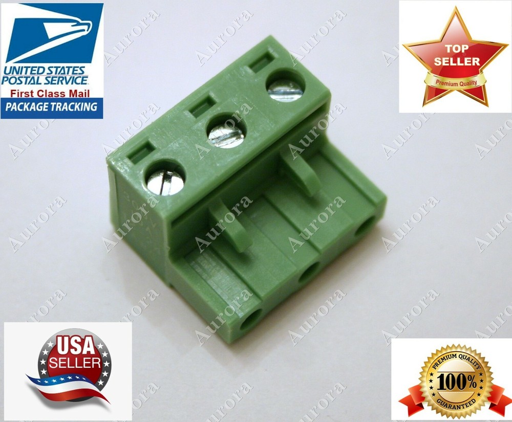 3 Pin / 3 Pole - 7.62mm - Pluggable Connector - Terminal Block - Phoenix Plug