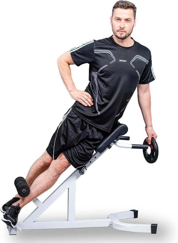 Roman Chair Ultra Extended Bench Adjustable Height Back Exercise Machine