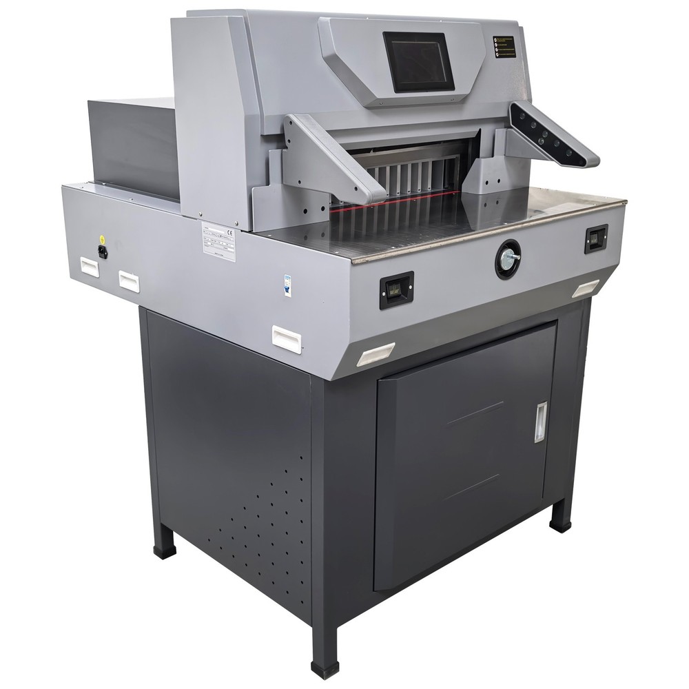 520V8 Electric Program Control Paper Cutter Machine, 20.47''/520MM Cutting Width