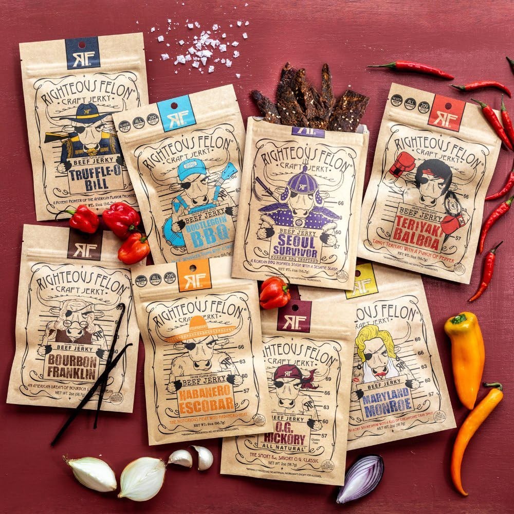 Protein-Packed Keto Snacks - Beef Jerky Sampler
