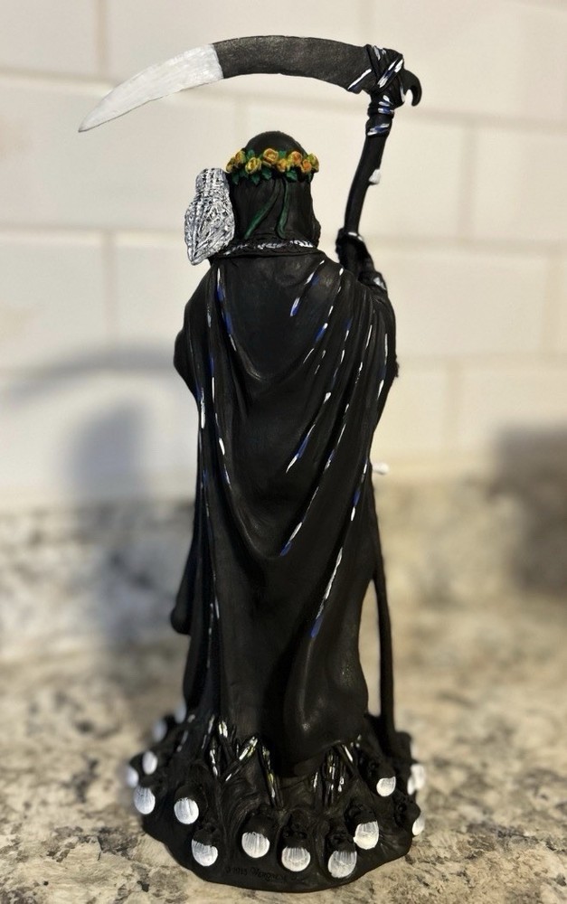 Multicolored Santa Muerte Statue