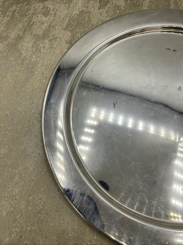 Vintage 1970s Silverplate by Boardman Server Small Dish 8”