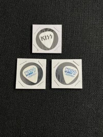 KISS Guitar Pick Set Nice Condition