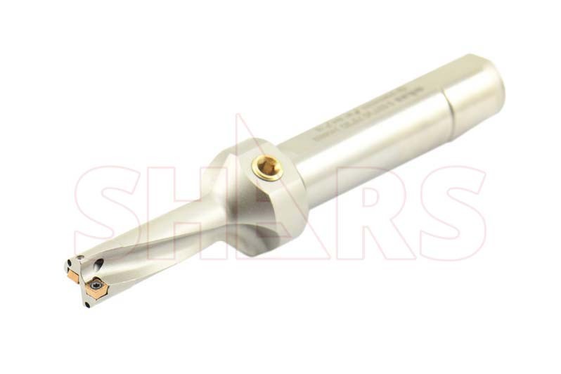 1PC 0.531" 3xD Coolant Through Indexable Drill + 2 SPMX Inserts !{