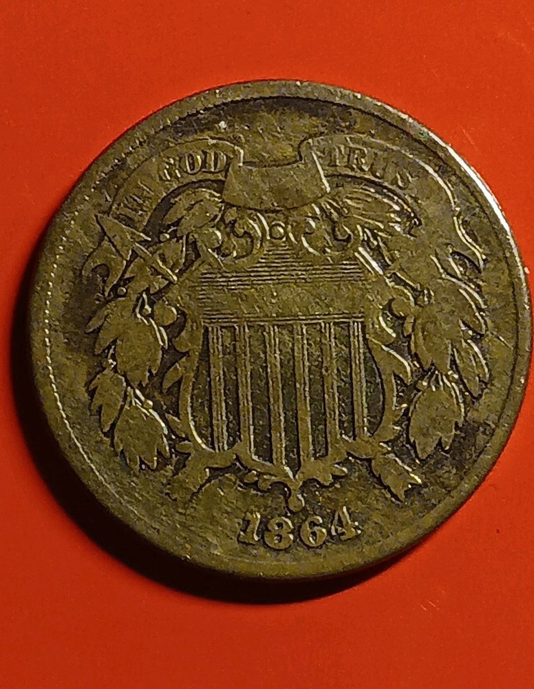 1864 Two Cent Coin