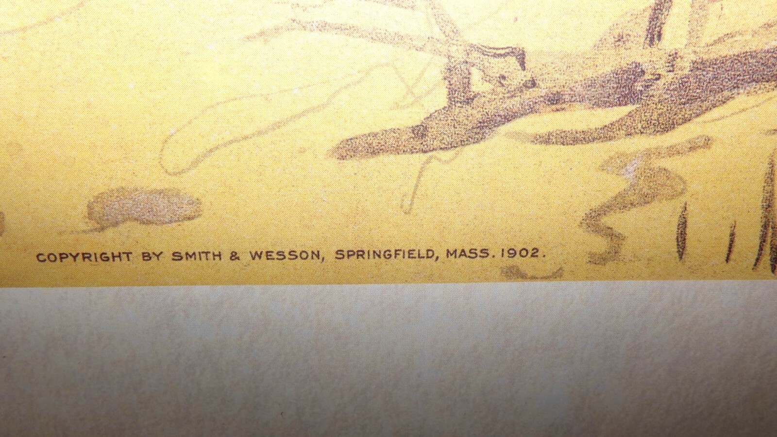 RARE 1980's Smith & Wesson - The Hostiles - Print Poster by Dan Smith 18x24 NOS