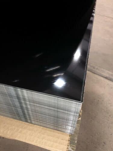 Black Trailer Skin Panel, .032 x 49" x 96" - 1 PC