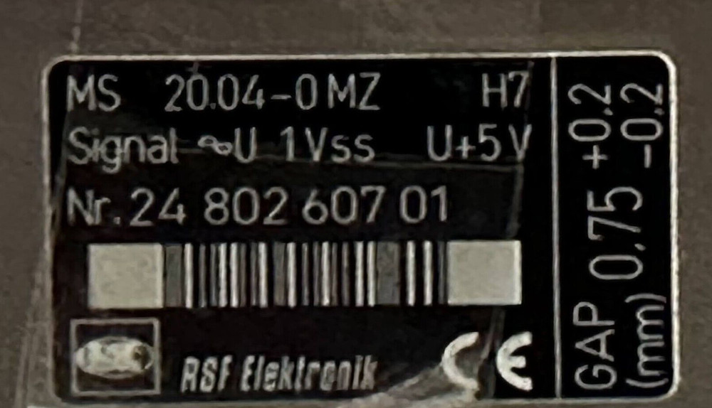 RSF Elektronik MS 20.04-0MZ H7 Electronic Linear Encoder With Read Head Cable