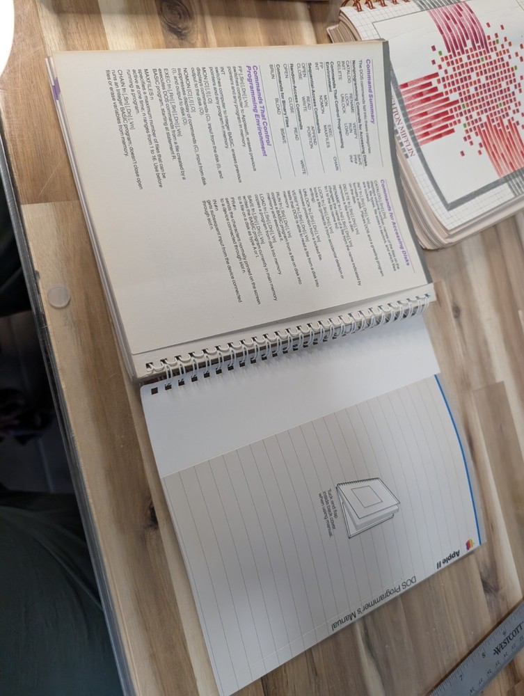 Vintage Apple II Reference Manuals Basic Exercises Apple, DOS Program, A2 Basics