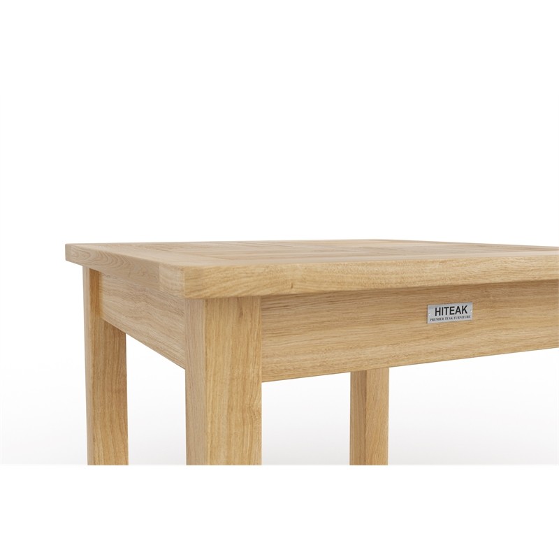 Dionne Square Teak Outdoor Side Table
