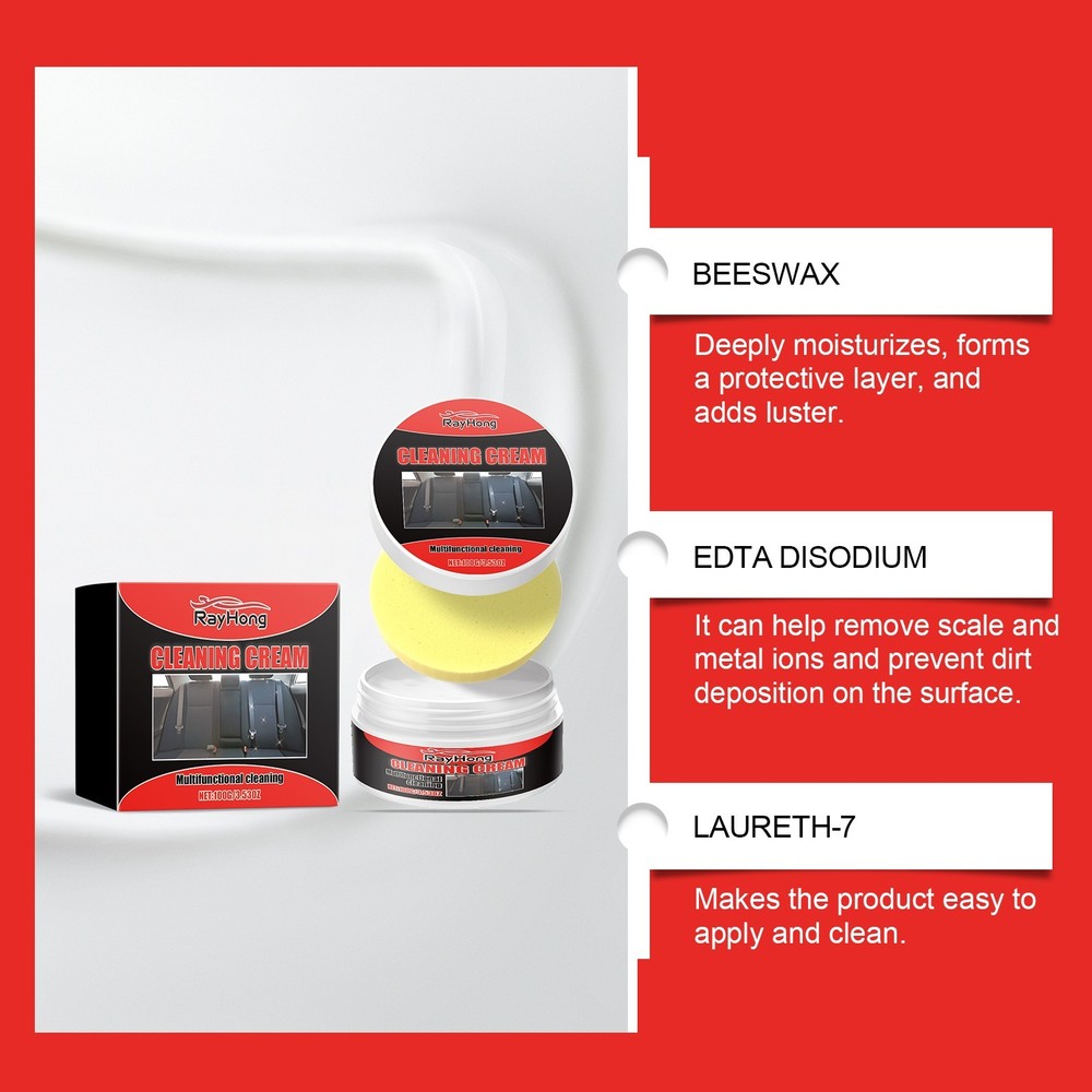 Car interior leather renovation paste