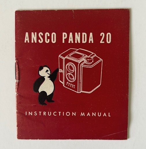 Ansco Panda 20 Camera Instruction Manual