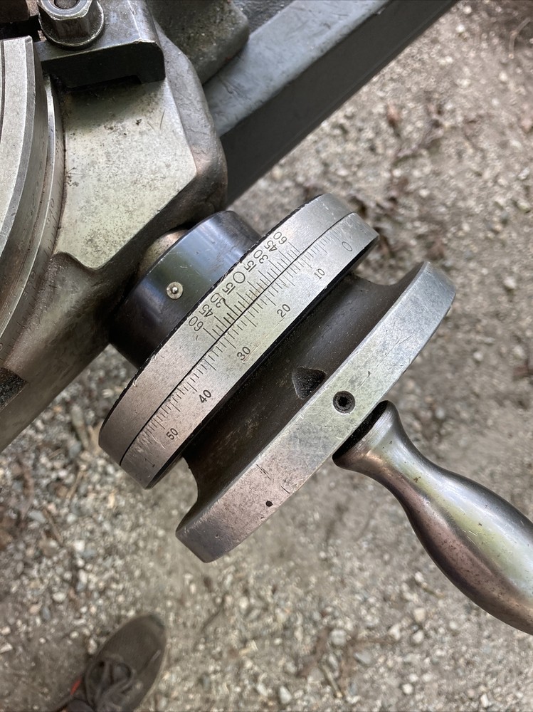 Bridgeport Milling Machine 12” Rotary Table Tailstock H/V Vertical Mount Bracket