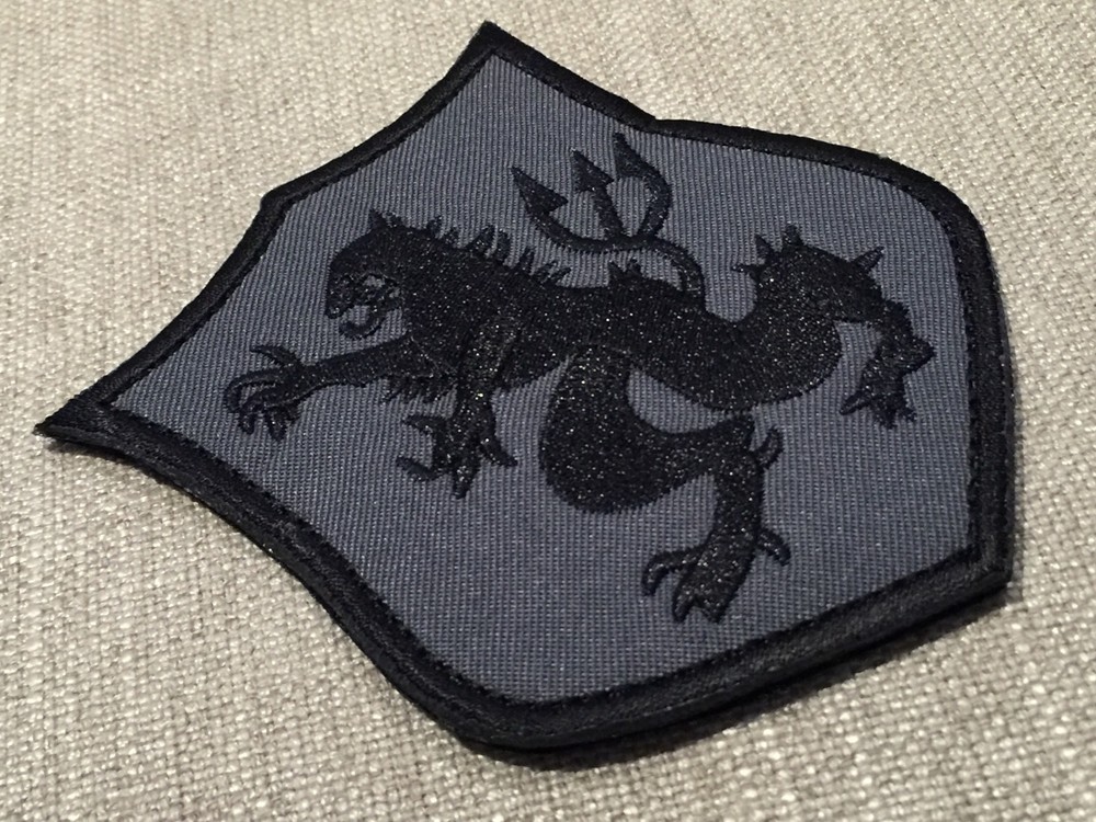 Navy SEAL Team6 DEVGRU GOLD SQUADRON Blue Armor Shield Lion Hook/Lp Patch